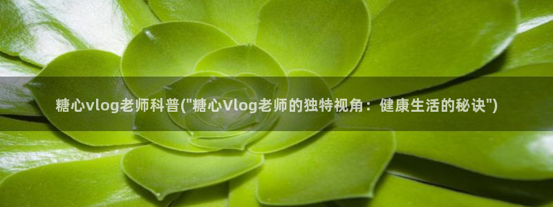 羞羞答答糖心vlog：糖心vlog老师科普(\